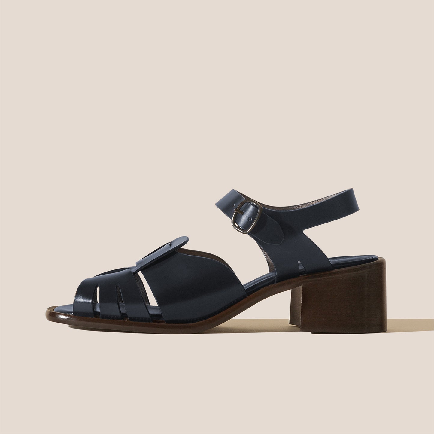 Ancora Heel in Navy