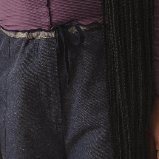 Arthur Loose Pant in Recycled Indigo