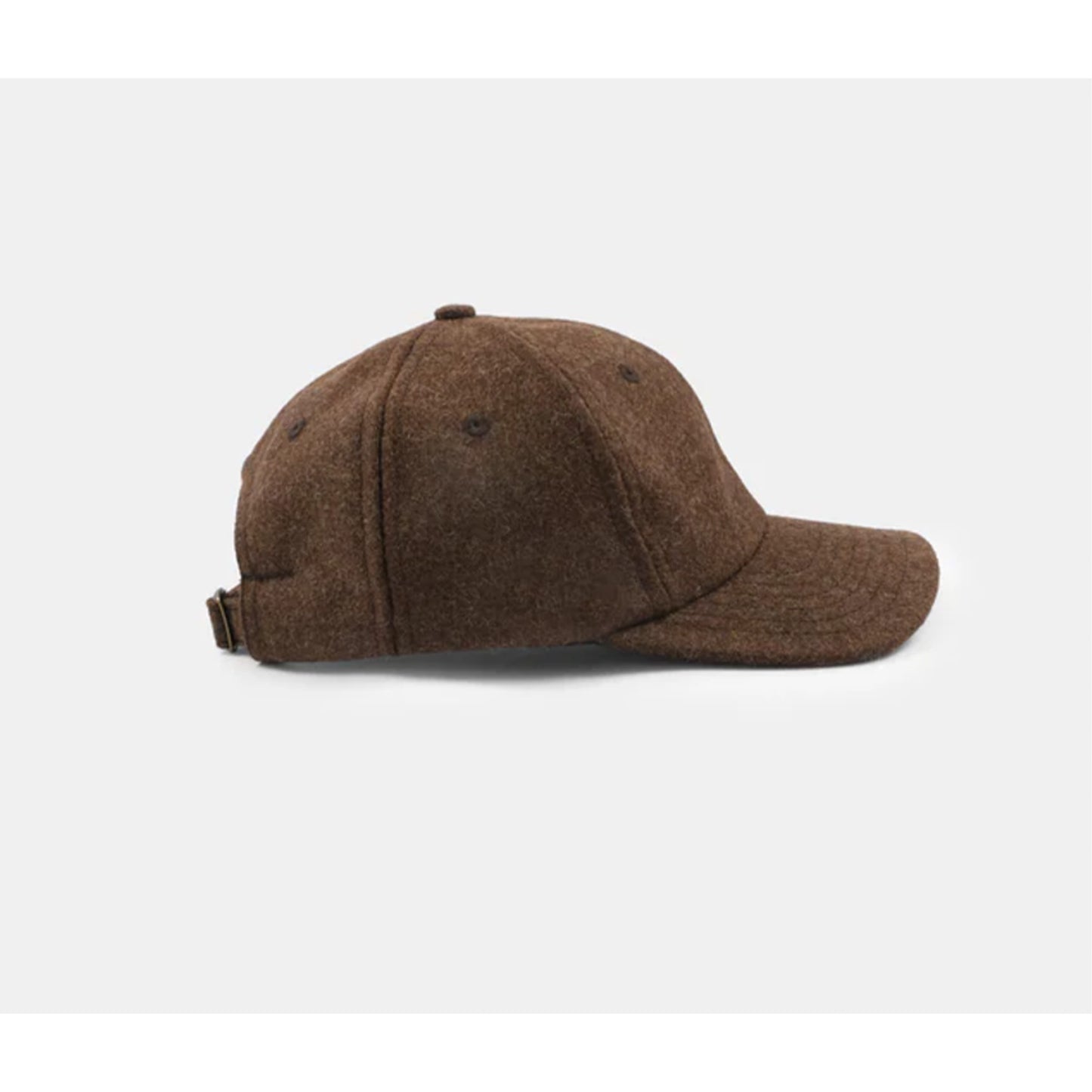 Unstructured Baseball Cap in Medium Brown Mix