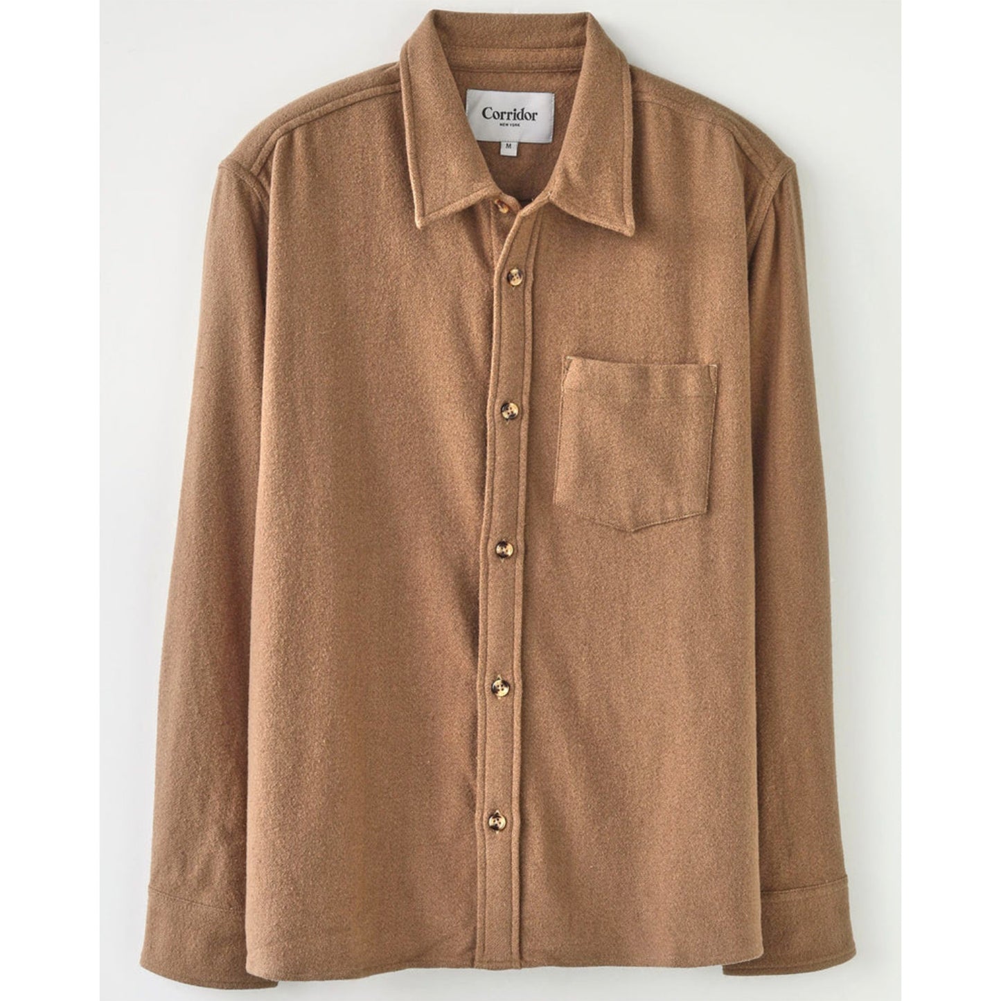 Brushed Flannel L/S in Brown