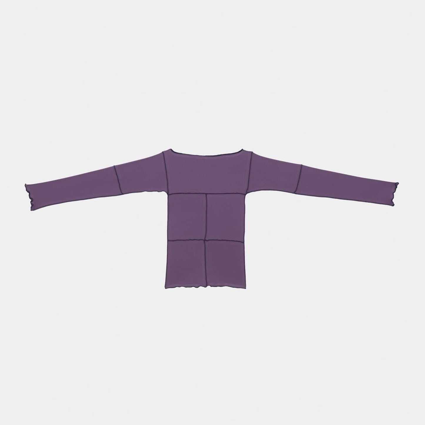 Cinders Long Sleeve Tee in Venet Purple
