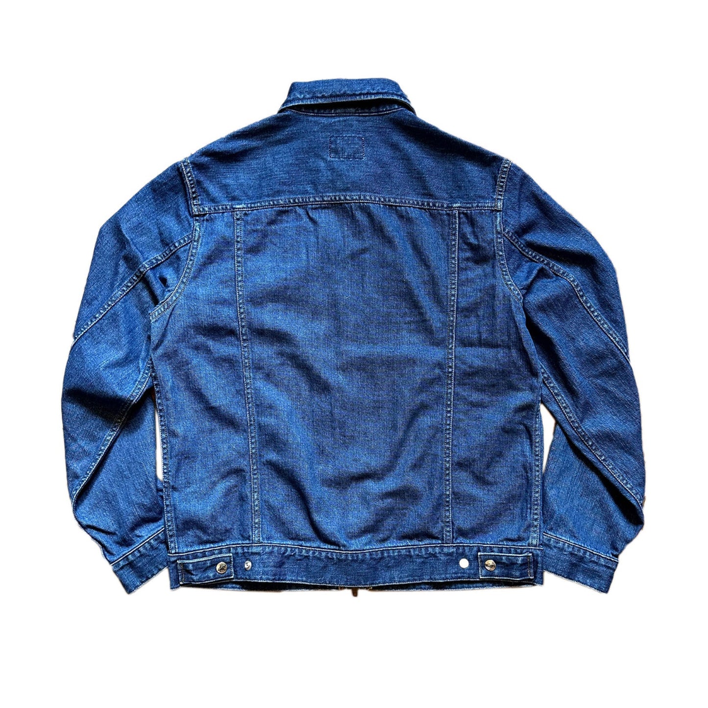 Zip Trucker Jacket in Stone Wash