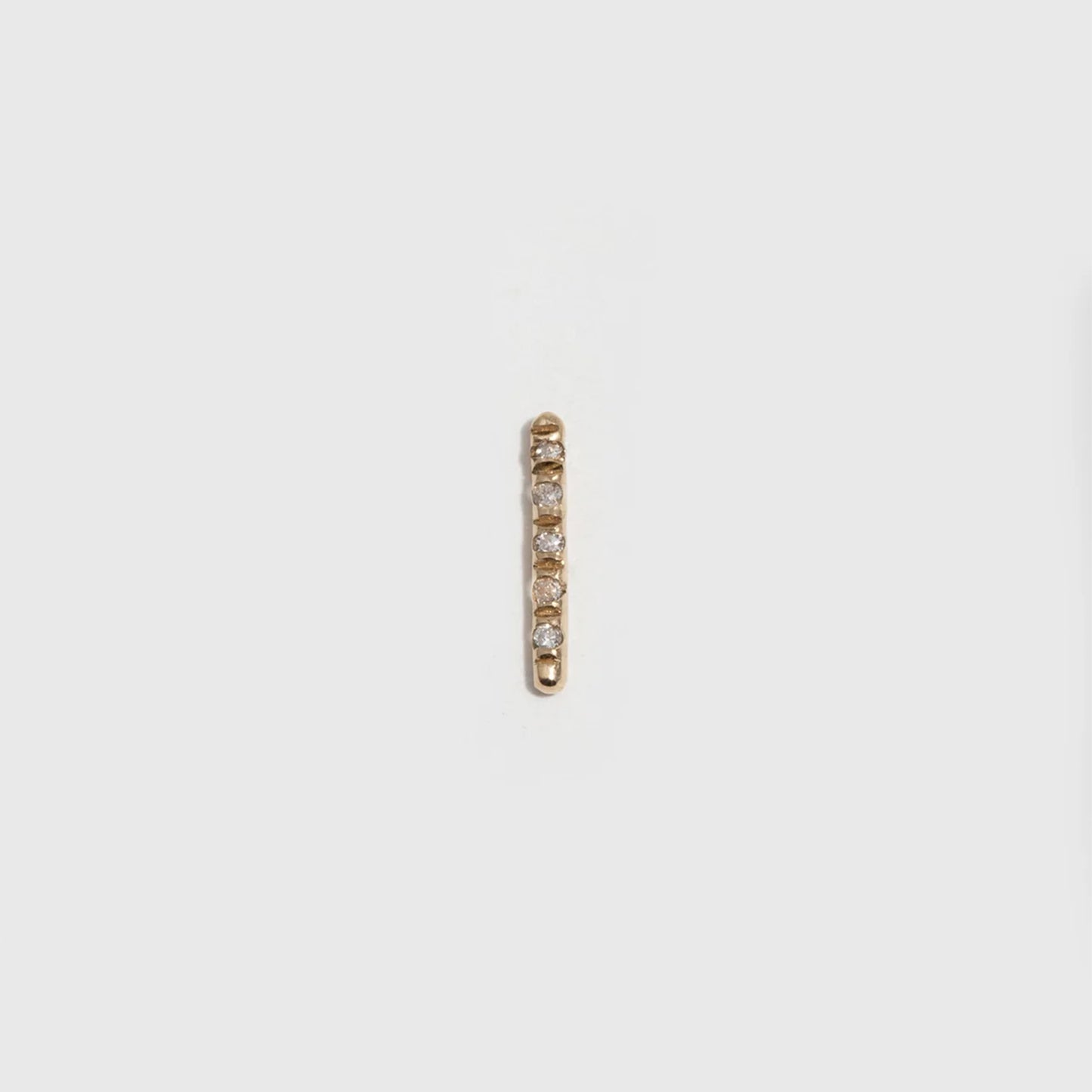 Diamond Rod in 14kt Gold