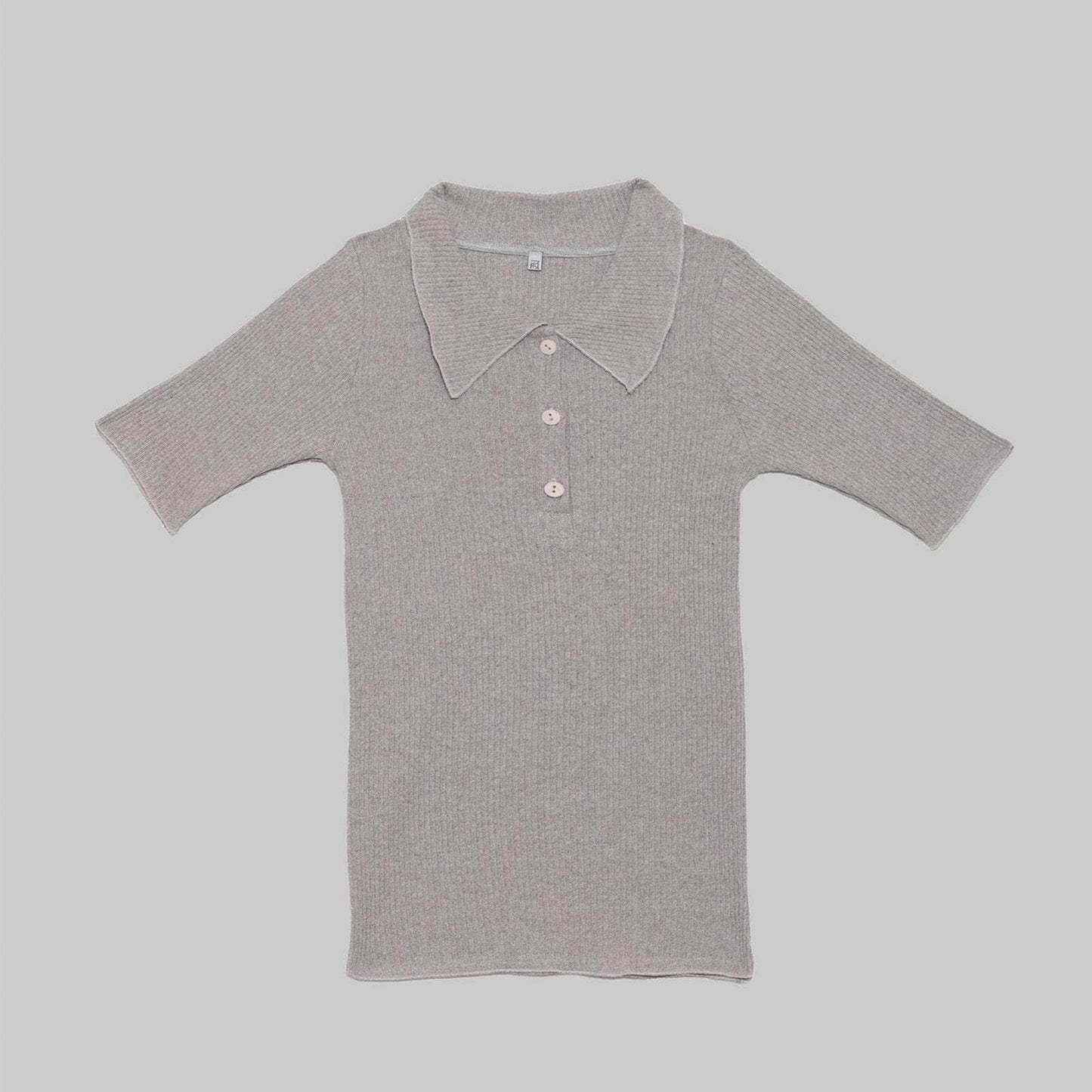 Dual Polo in Grey Melange