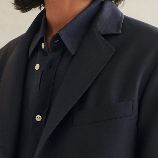 Essential Jacket in Navy