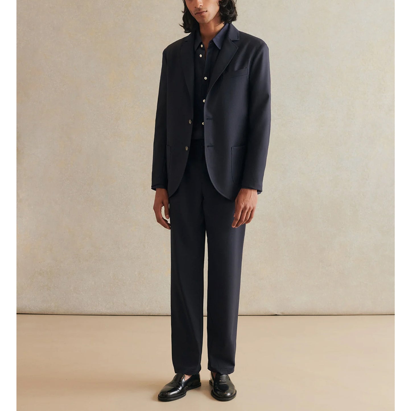 Essential Jacket in Navy