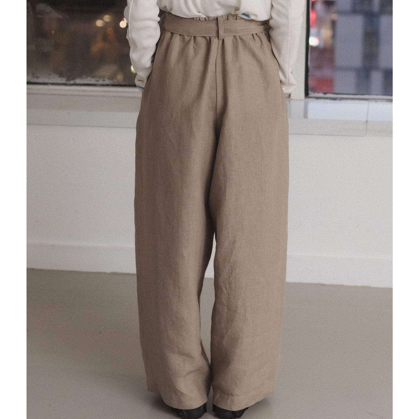 Frame Pants in Concrete