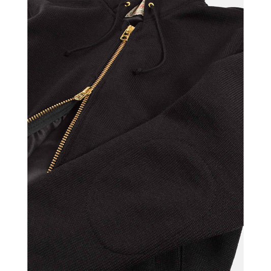 Full Throttle Moto Hoodie in Black