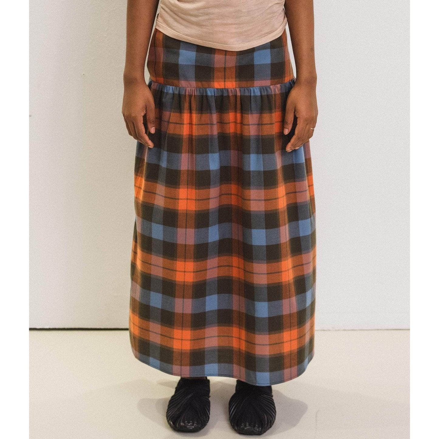 Garlin Skirt in Frame Plaid
