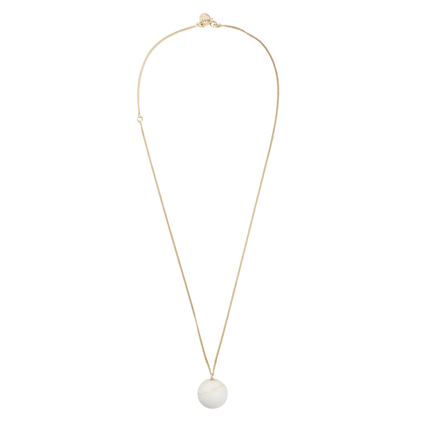Gold Shell Long Necklace