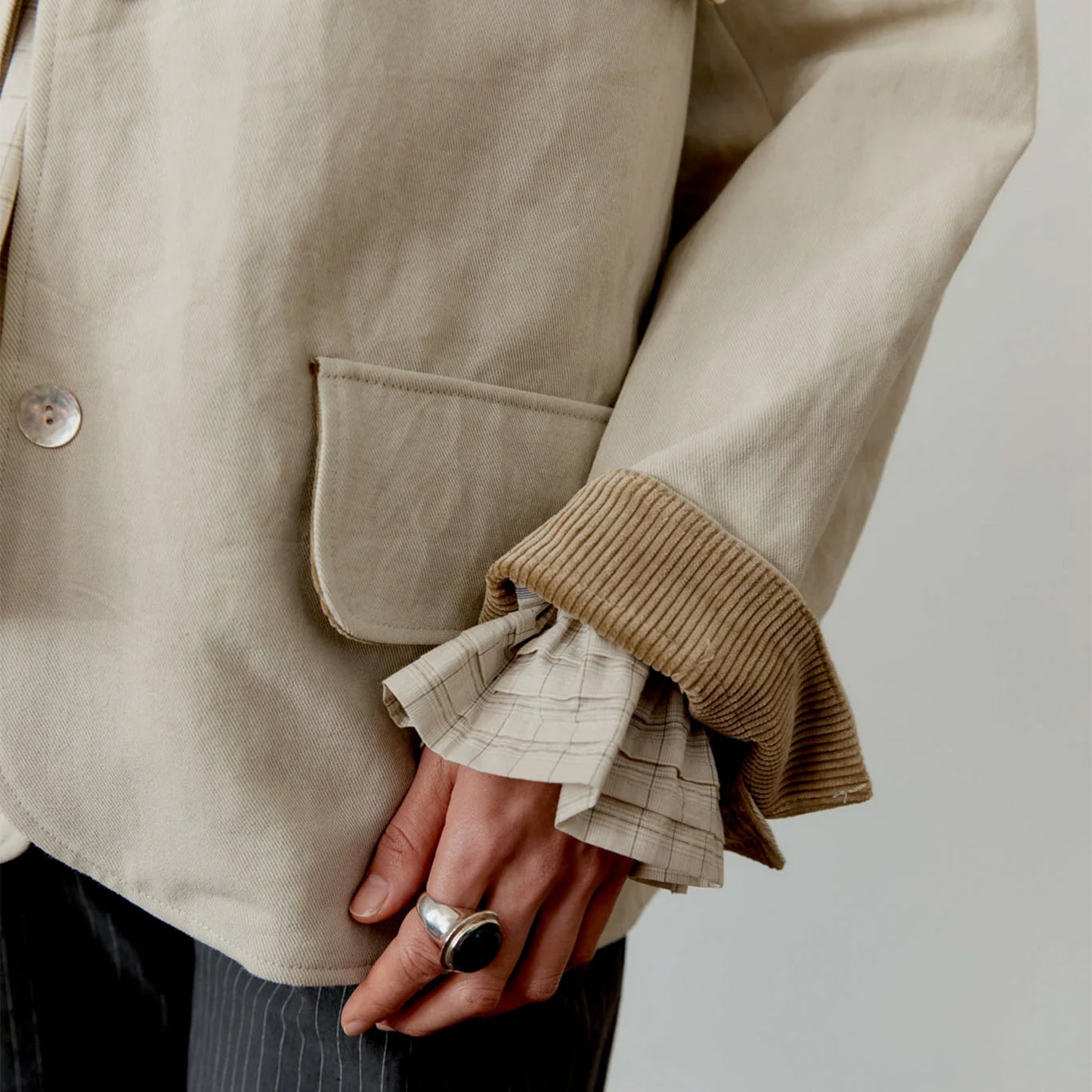 Japanese Drill / 8 Wale Cord Hunter Jacket