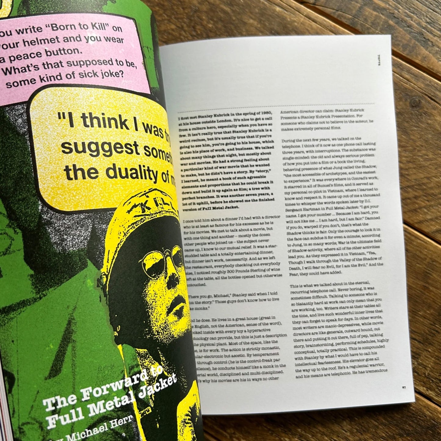 TSPTR Journal Presents Kubrick