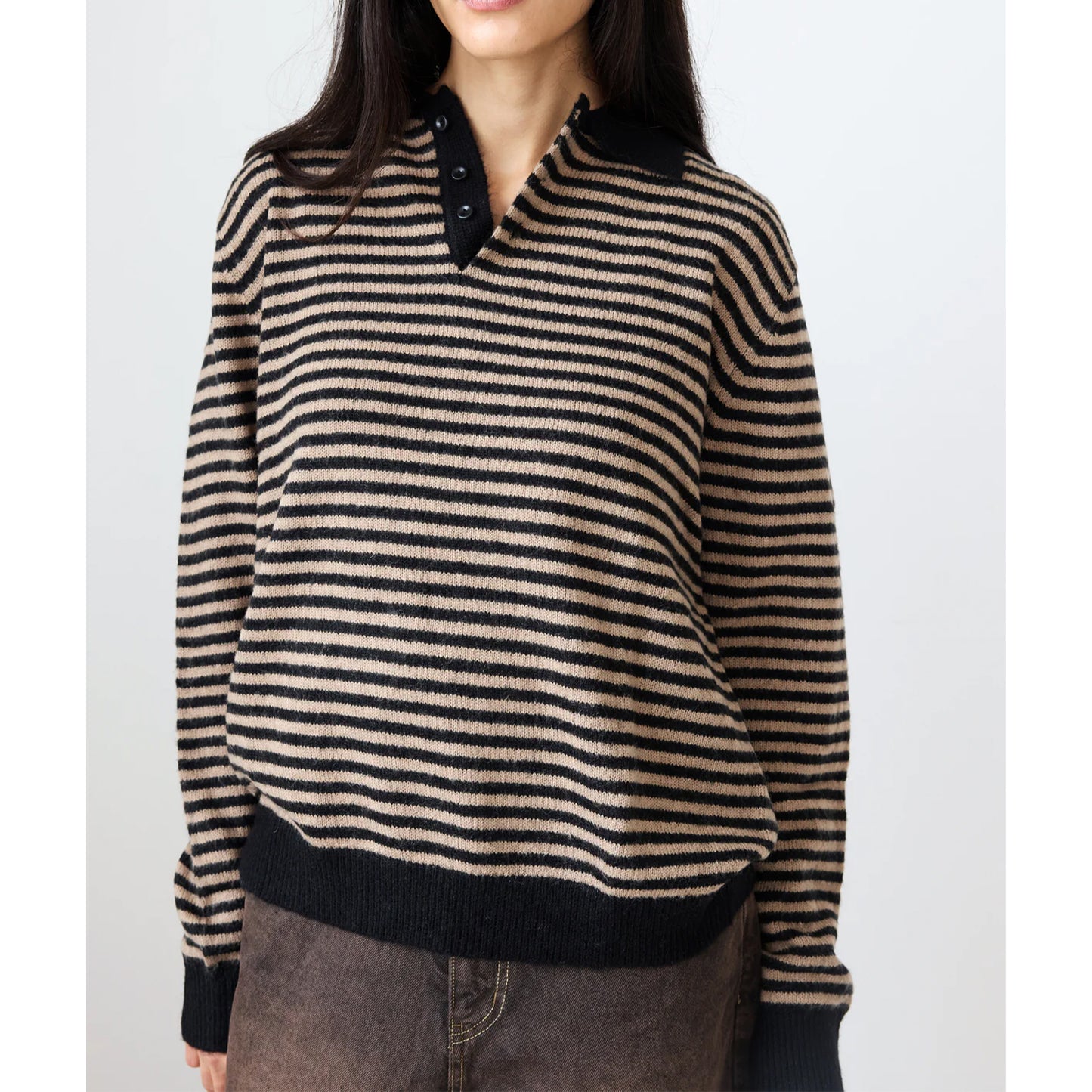 Leigh Polo in Stripe