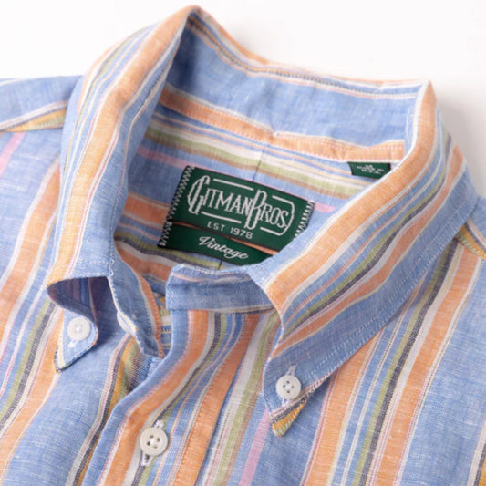 Awning Stripe Linen Shirt