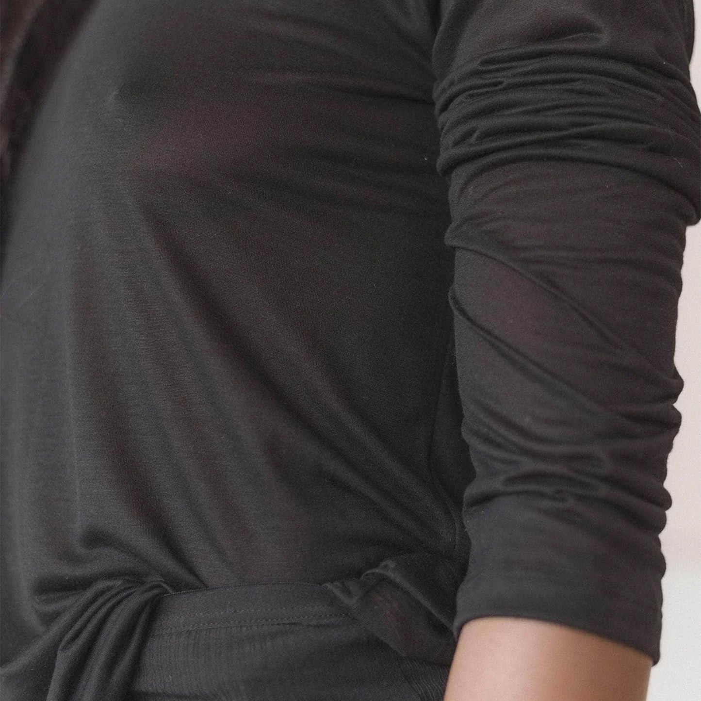 Long Sleeve Tee in Black