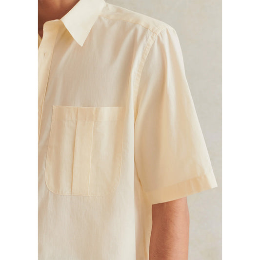 Painter's Short Sleeve Shirt in Cream