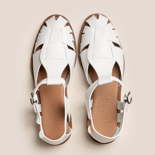 Pesca Sandal in White