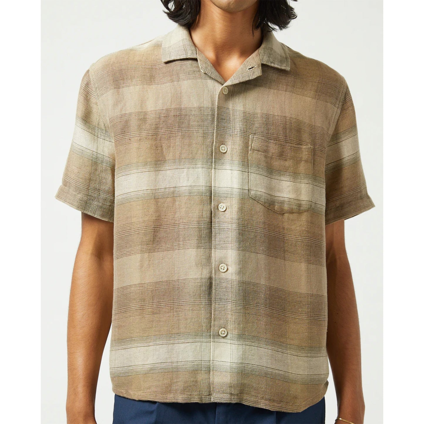 Asheville S/S Camp Shirt in Olive