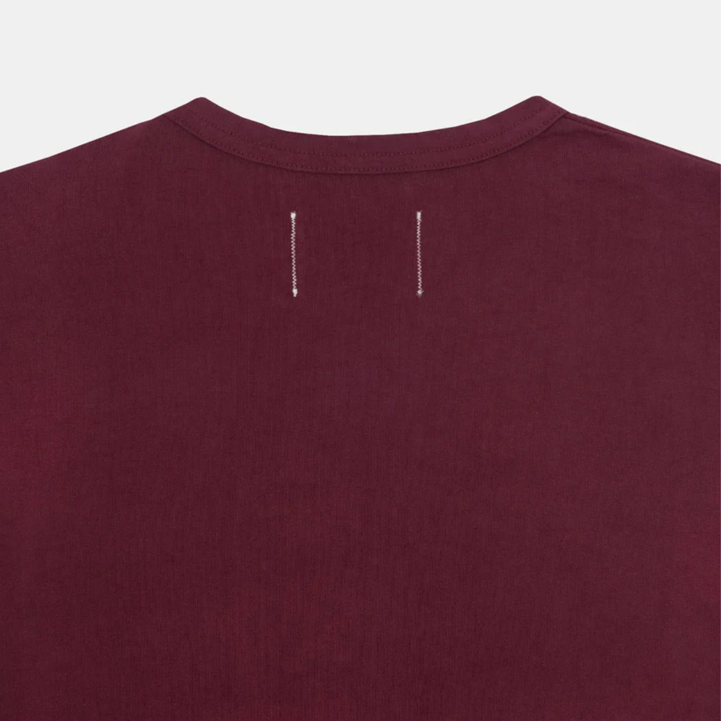 Heavy Duty S/S Pocket Tee in Burgundy