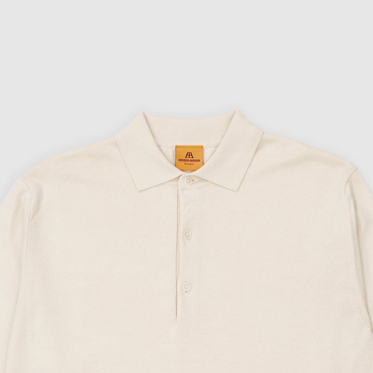 Polo L/S in Raw Cotton