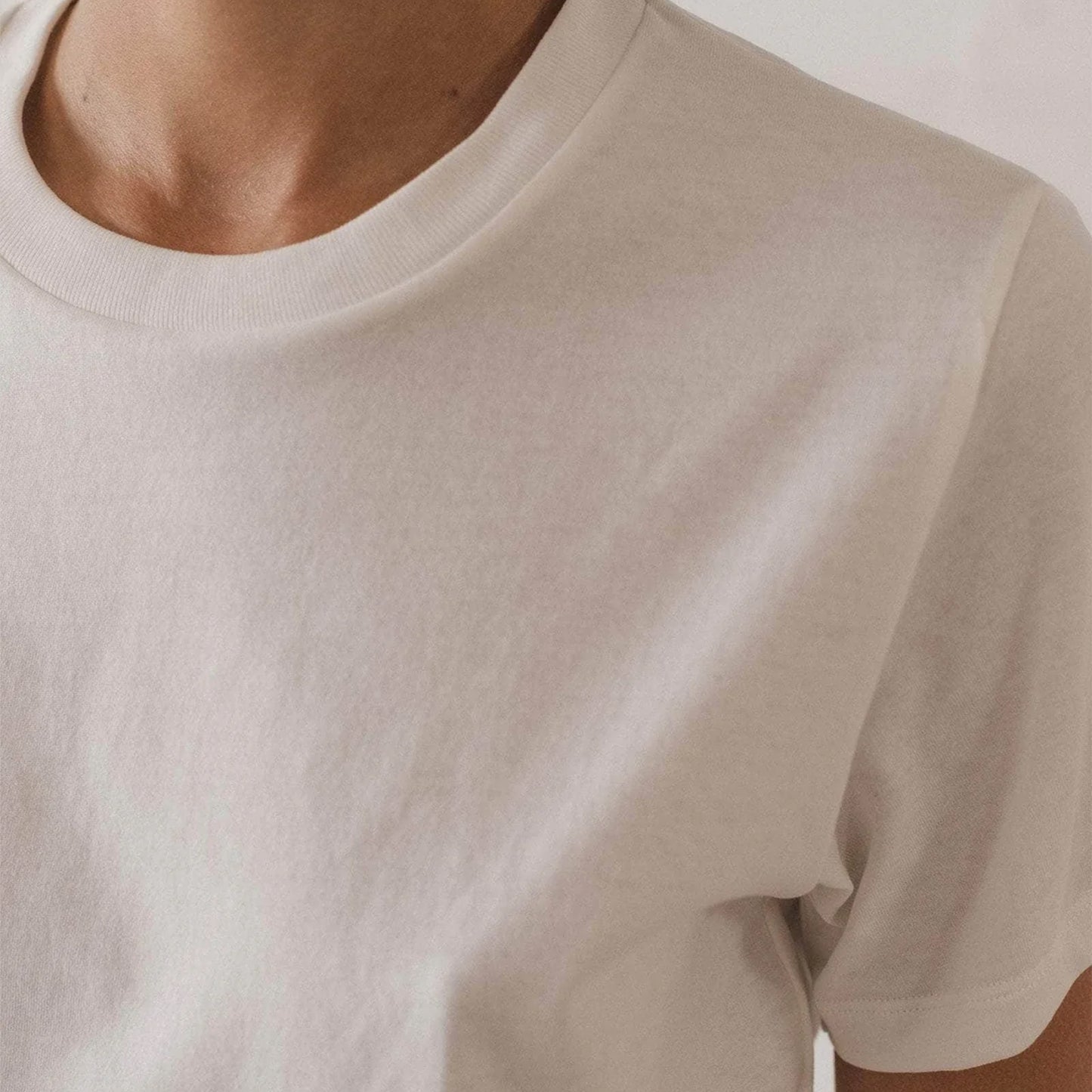 Regenerative Cotton Tee in Undyed