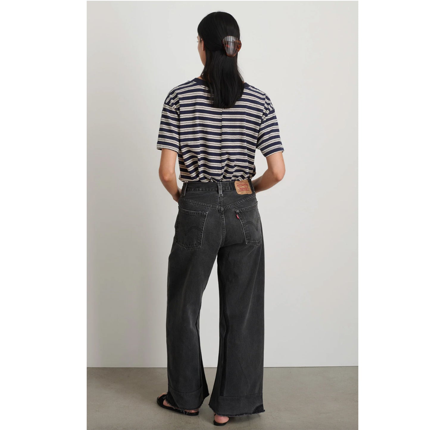 Reworked Culotte in Vintage Black