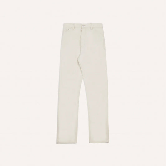 12.7oz Selvedge Denim Painter Pants in Ecru