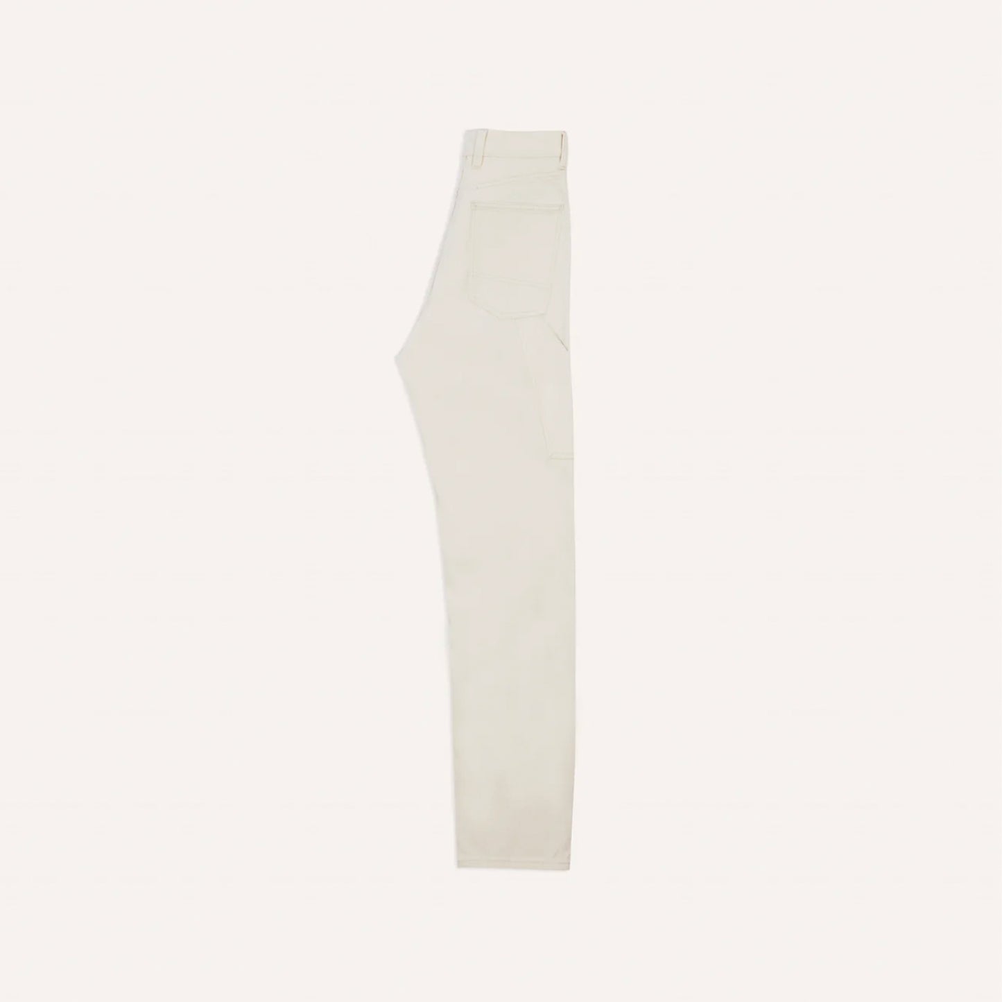 12.7oz Selvedge Denim Painter Pants in Ecru