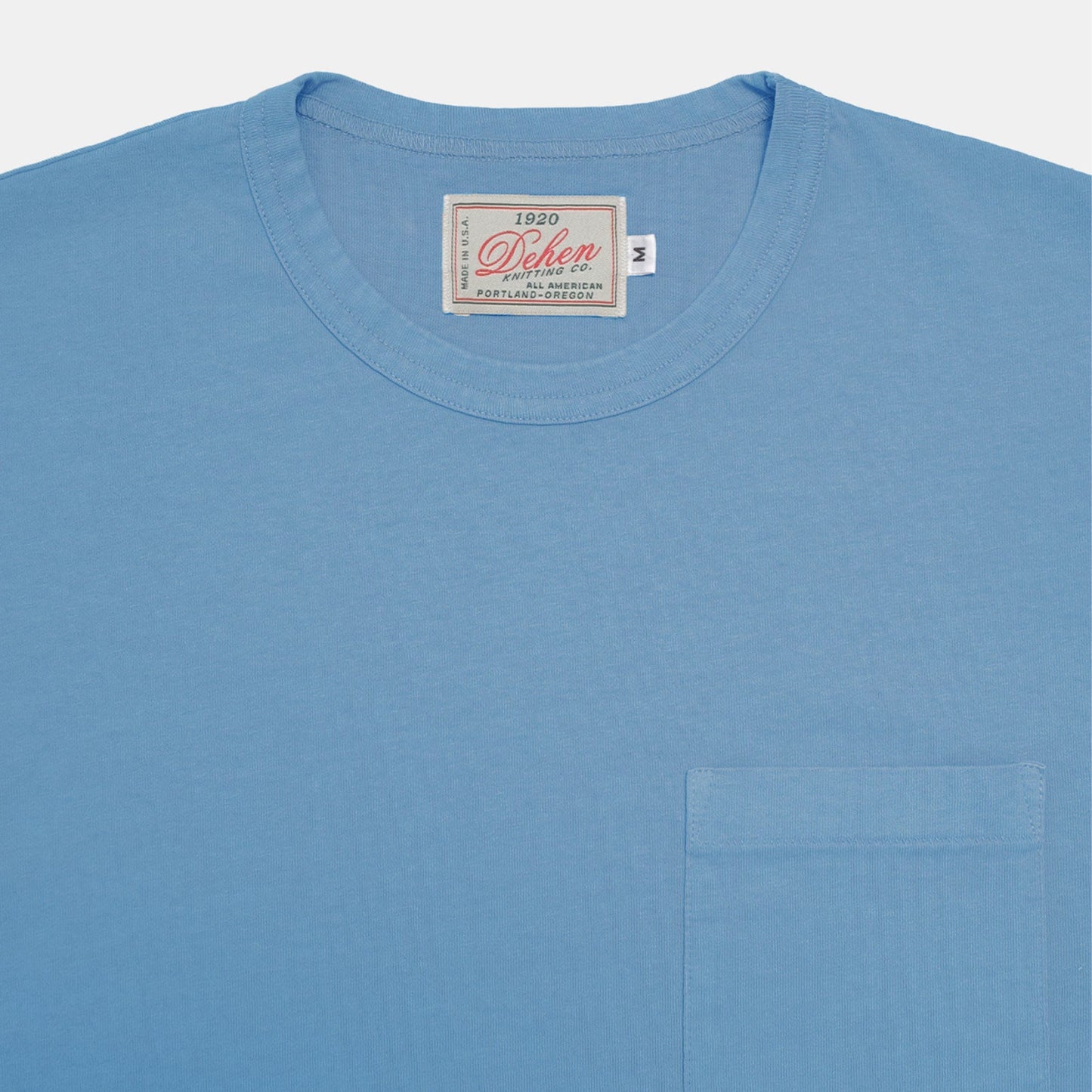 Heavy Duty S/S Pocket Tee in Blue Bird