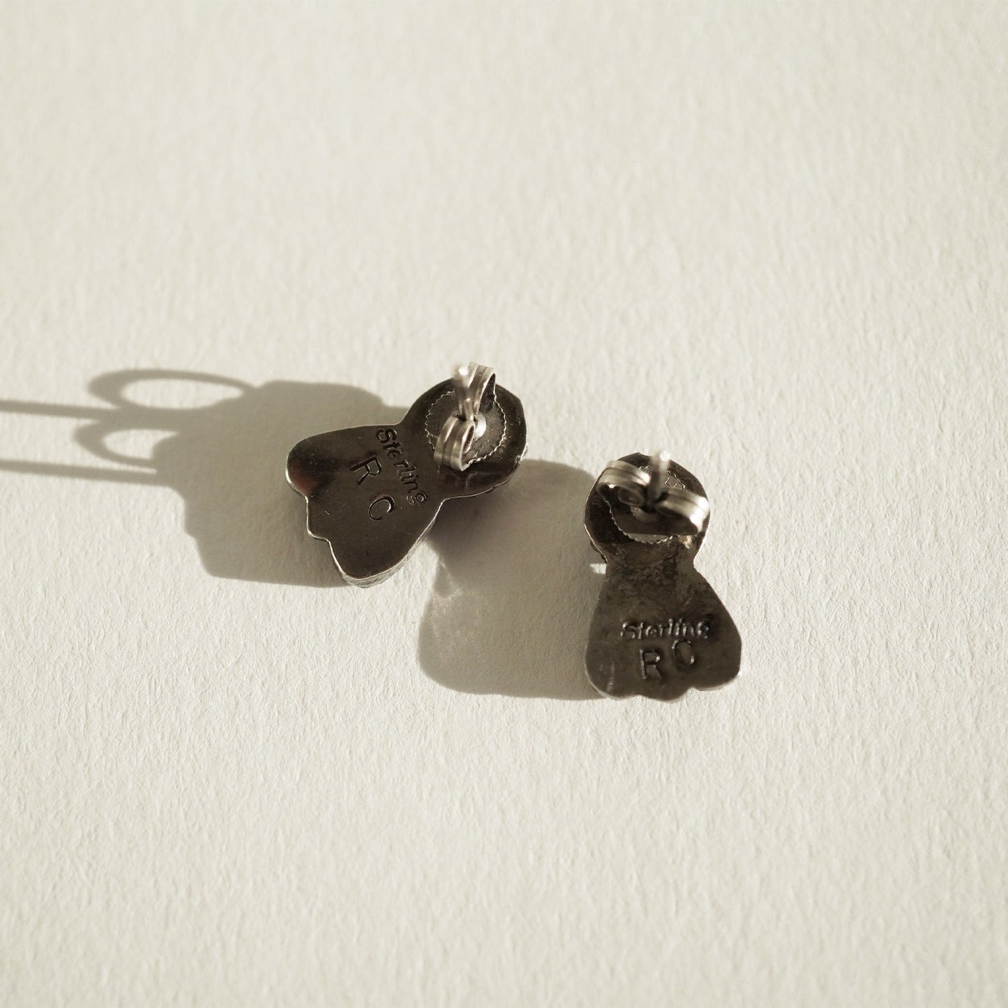 Old Pawn Onyx Earrings