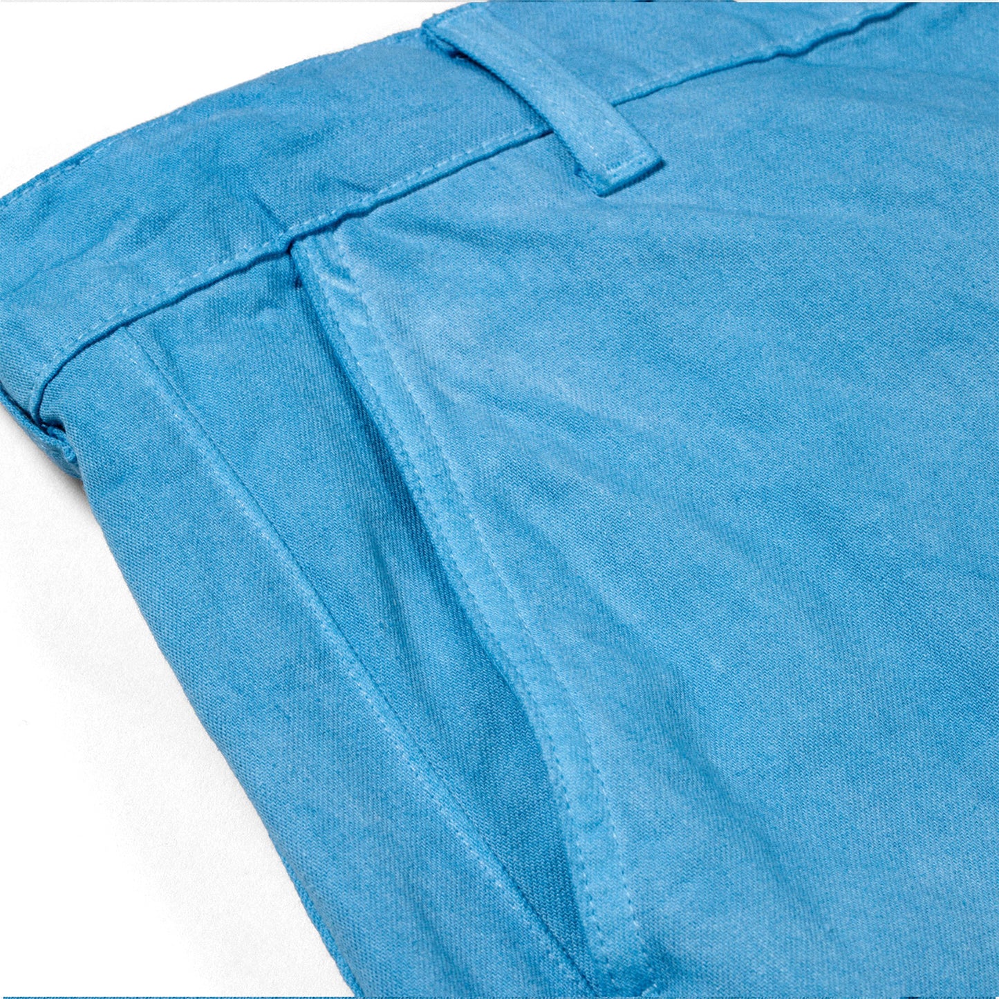 4 Pocket Trouser in Ice Woad Blue