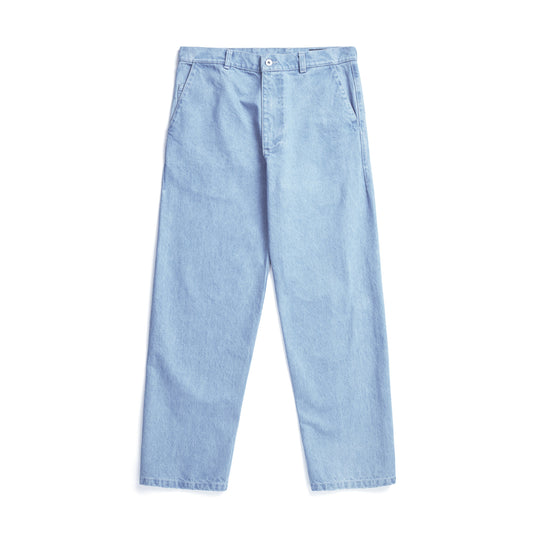 5 Pocket Indigo Denim in Bleach Wash