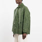 Amis British Oil Skin Mac in Grass