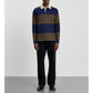 Another Rugby Polo 1.0 in Navy Brown Stripe