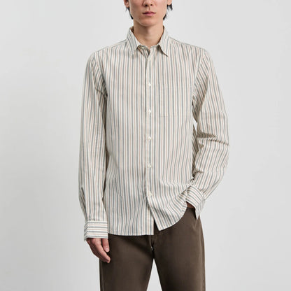 Another Shirt 3.0 in Small Green Stripe