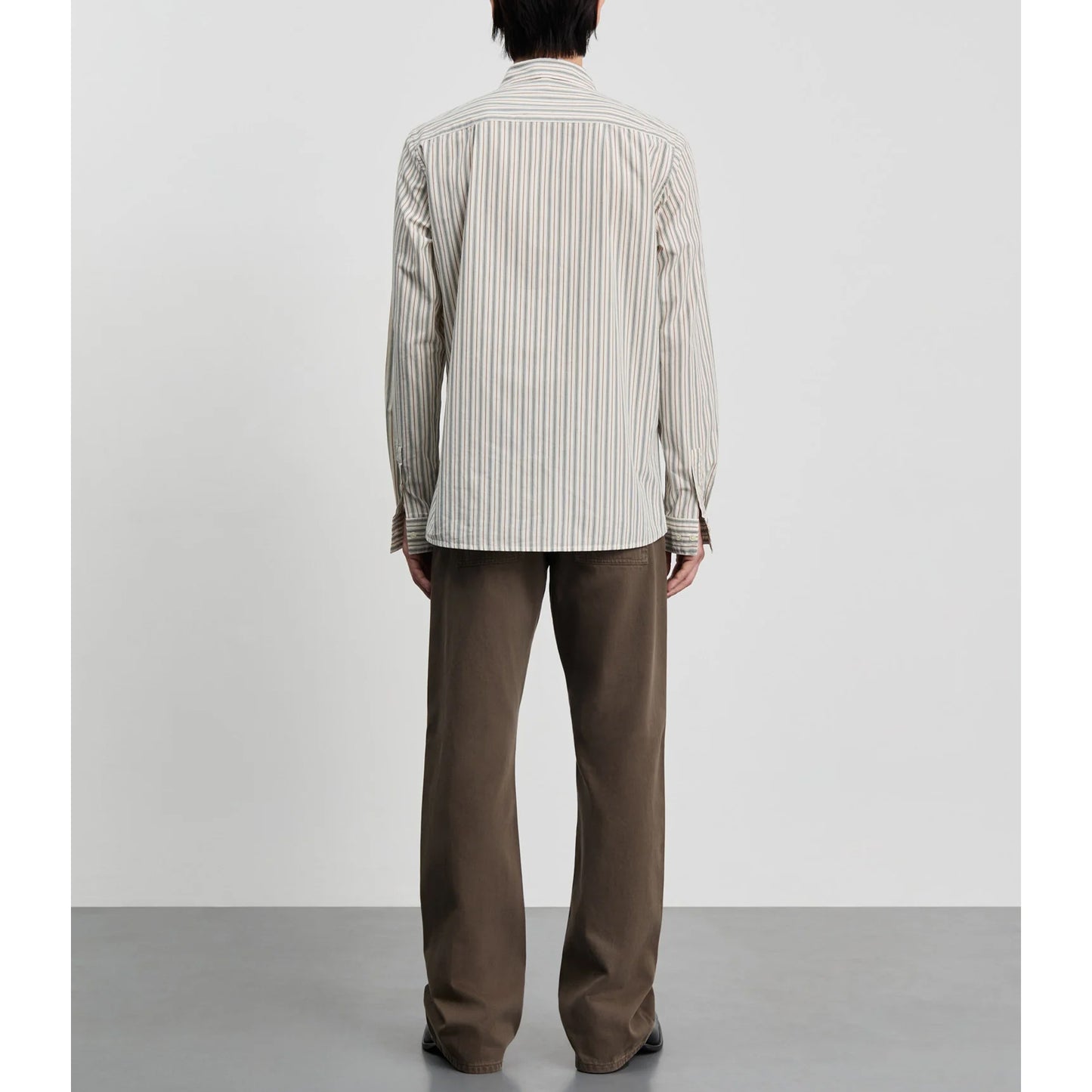 Another Shirt 3.0 in Small Green Stripe