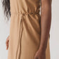 Apron Dress in Bath Brown