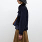 Japanese 9-Wale Cotton Cord Arden Jacket in Navy