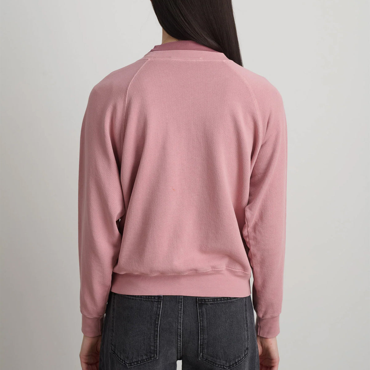 Arena Sweatshirt in Pink Overdye