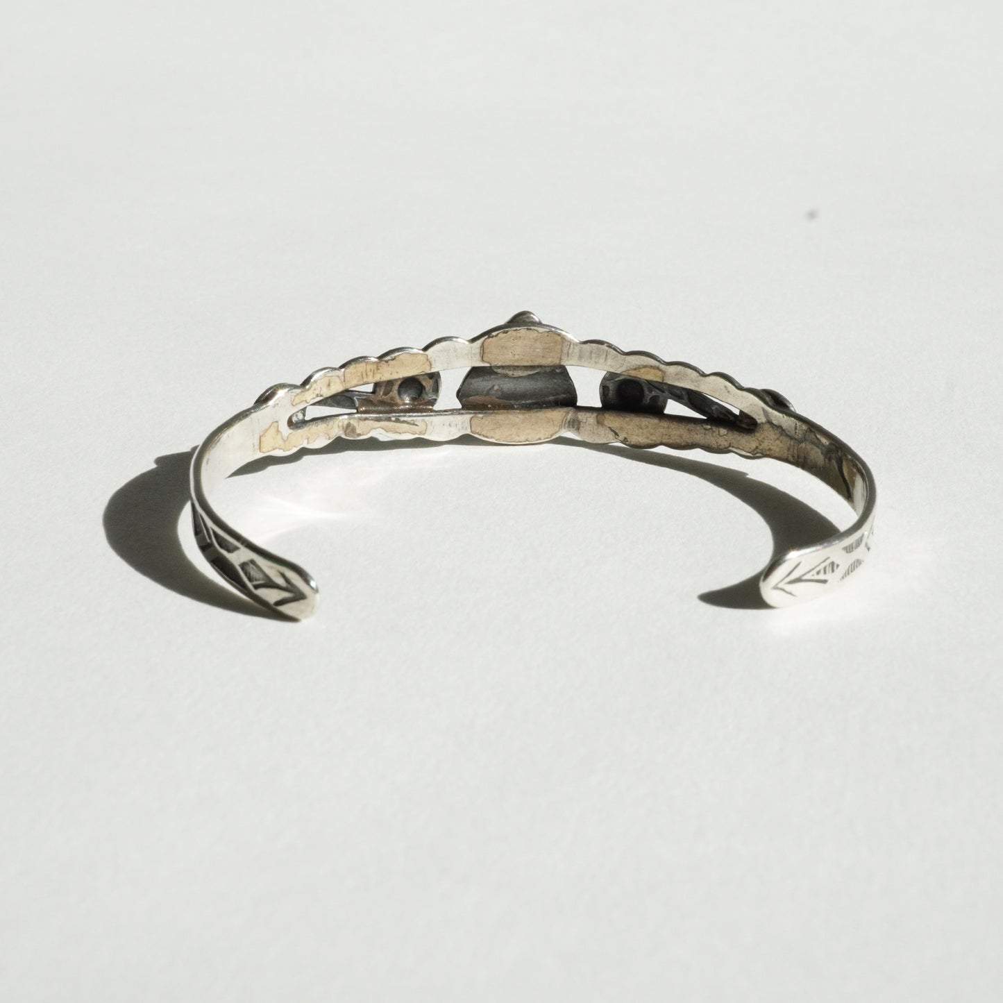 Old Pawn Turquoise Arrow Head Cuff