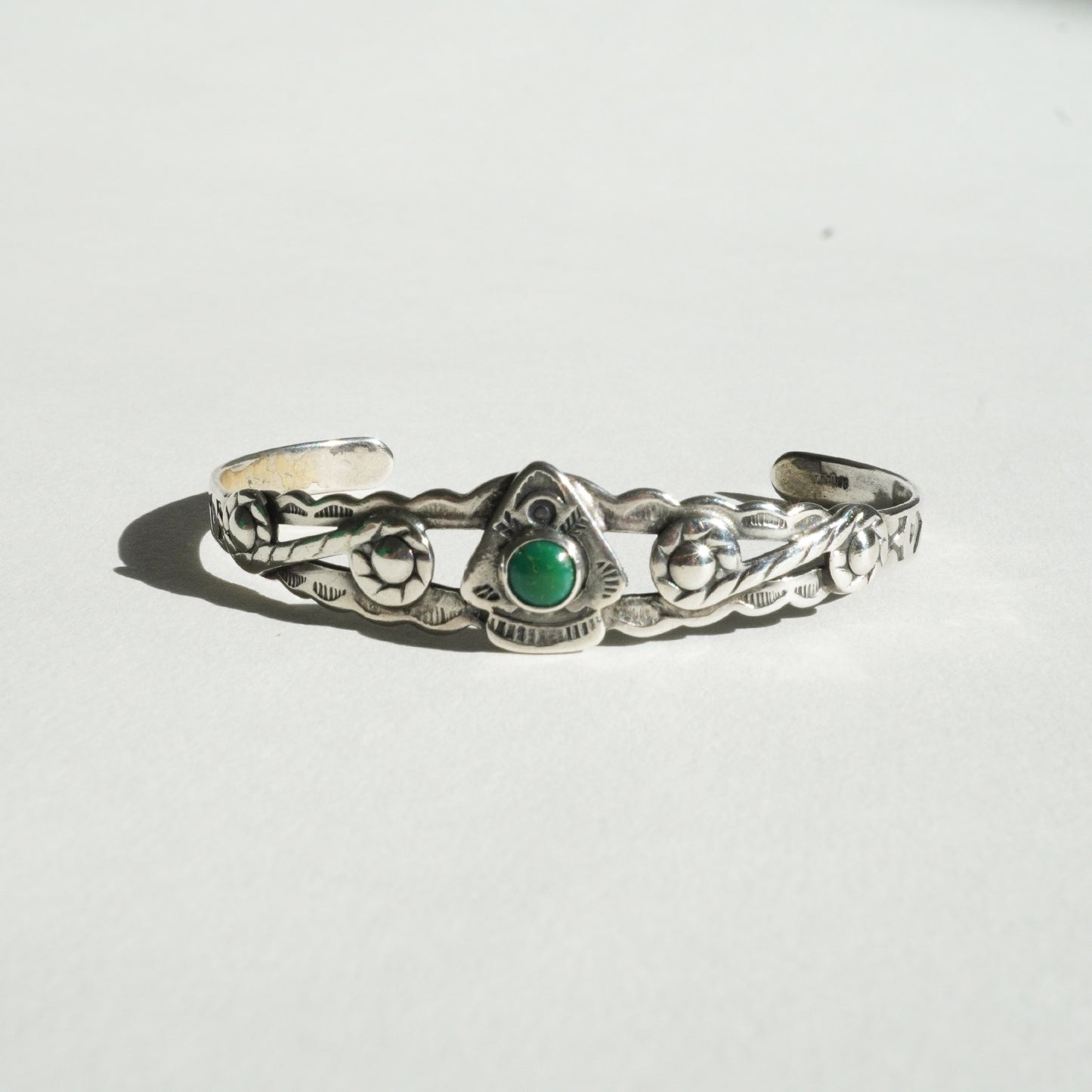 Old Pawn Turquoise Arrow Head Cuff