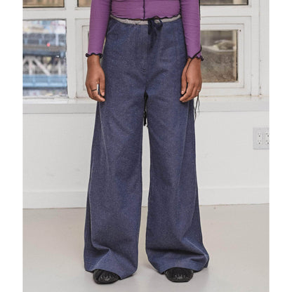 Arthur Loose Pant in Recycled Indigo