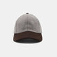 Two-Tone Baseball Cap in Oatmeal/Red Oak Mix
