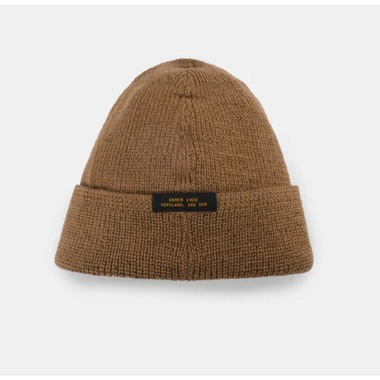Watch Cap in Dark Tan