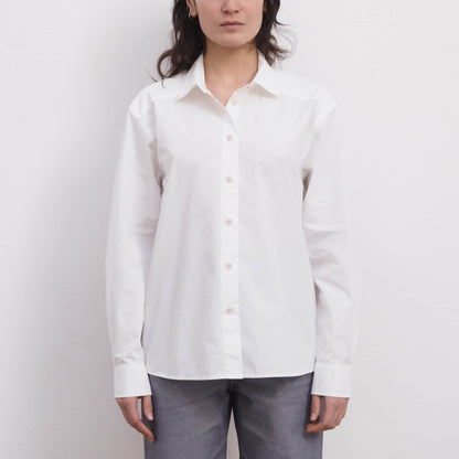 Bent Shirt in Off White