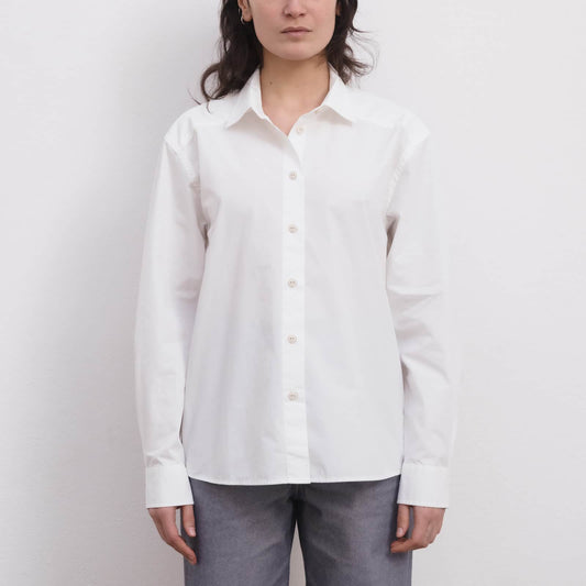 Bent Shirt in Off White