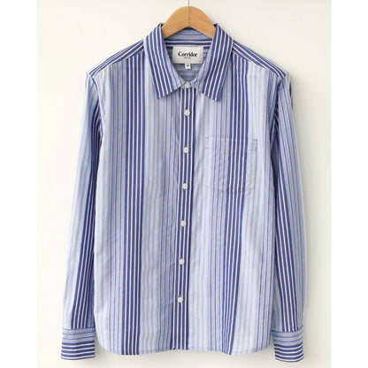 Brandon LS in Blue Stripe