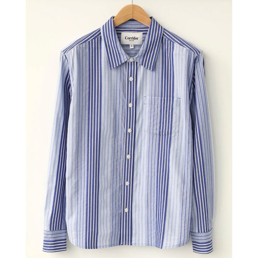 Brandon LS in Blue Stripe