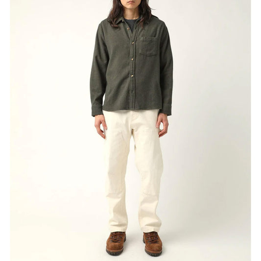 Brushed Flannel L/S in Army