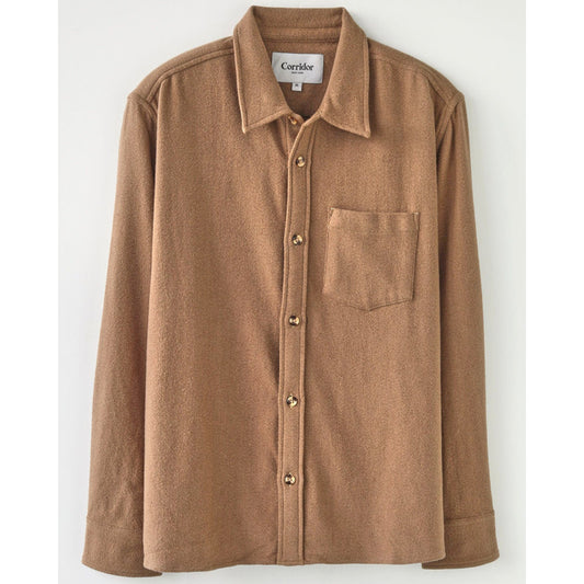 Brushed Flannel L/S in Brown